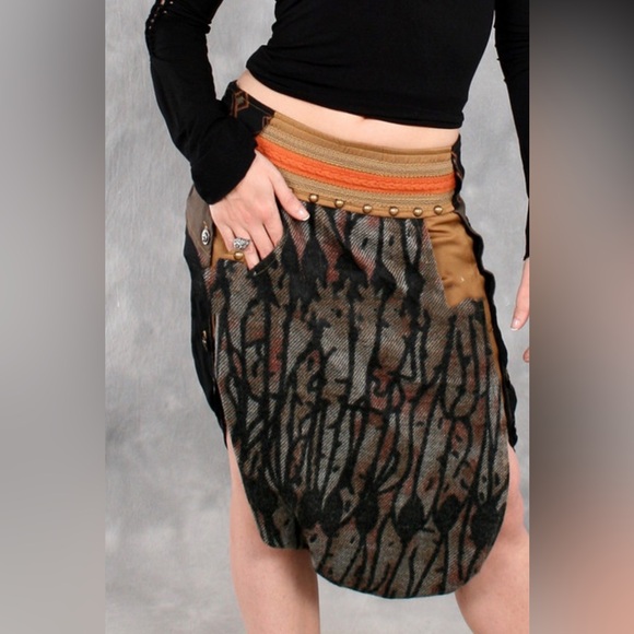 Unique Baroque Angels Never Die Skirt - Bohemian - Festival - Gypsy - NWOT - Picture 1 of 6